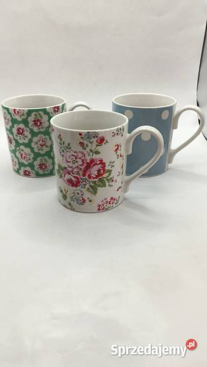 Kubki angielskie 3 sztuki Cath Kidston lubelskie Zamość sprzedam