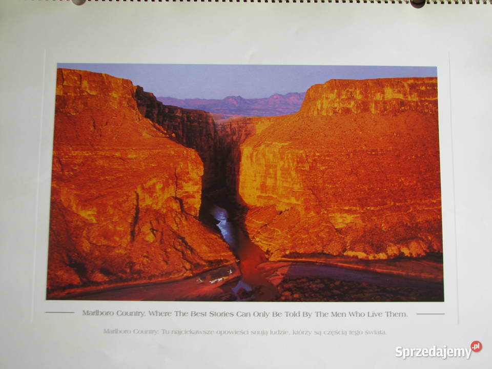 Kalendarz Marlboro Country 2001 r Brzegi