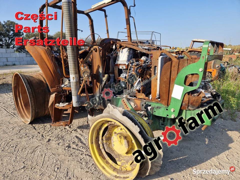 John Deere 6330 części skrzynia biegów silnik Pozostałe Do ciągników