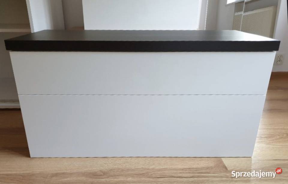Szafka pod umywalkę łazienkowa biały połysk 98 Kalisz