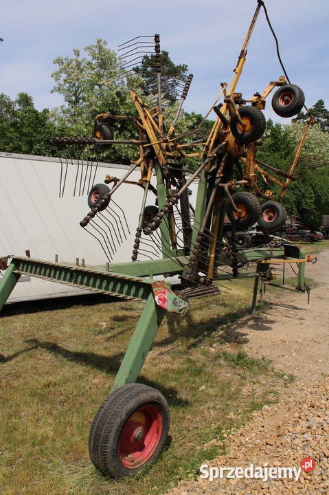Zgrabiarka dwukaruzelowa 2 karuzele SPROWADZONA nieuszkodzony Rolnictwo łódzkie Rusiec