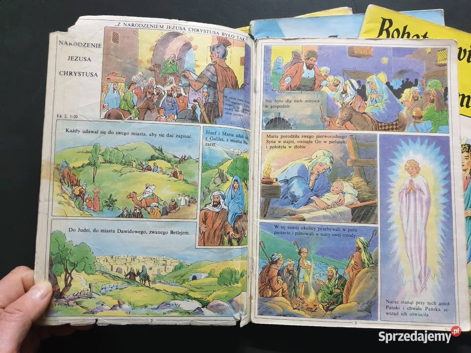 Życie Jezusa Chrystusa 4 komiksy religijne Komiksy