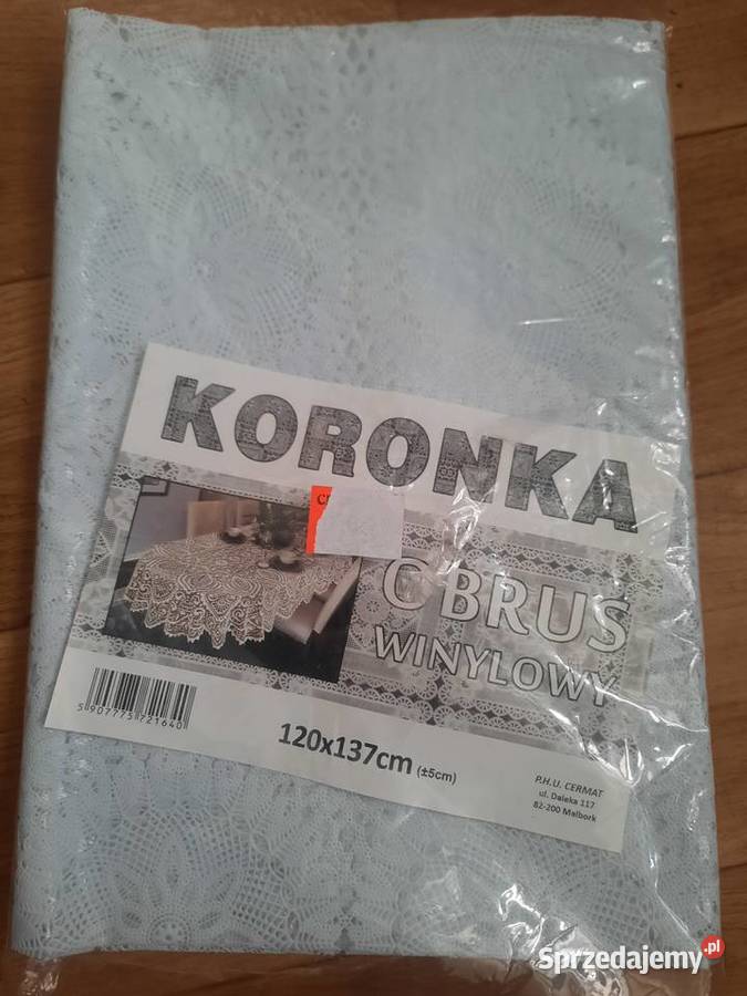 Obrus 120137 nowy biały Pruszków