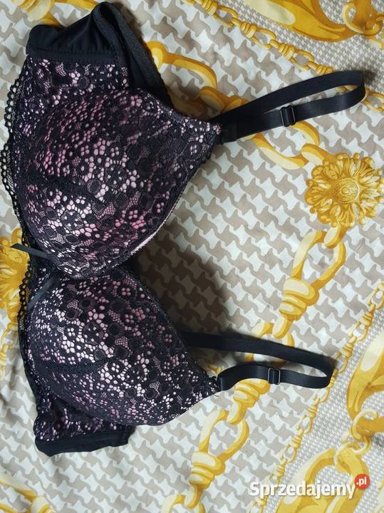Biustonosz stanik koronkowy dwukolorowy sexowny Biustonosze świętokrzyskie Kielce