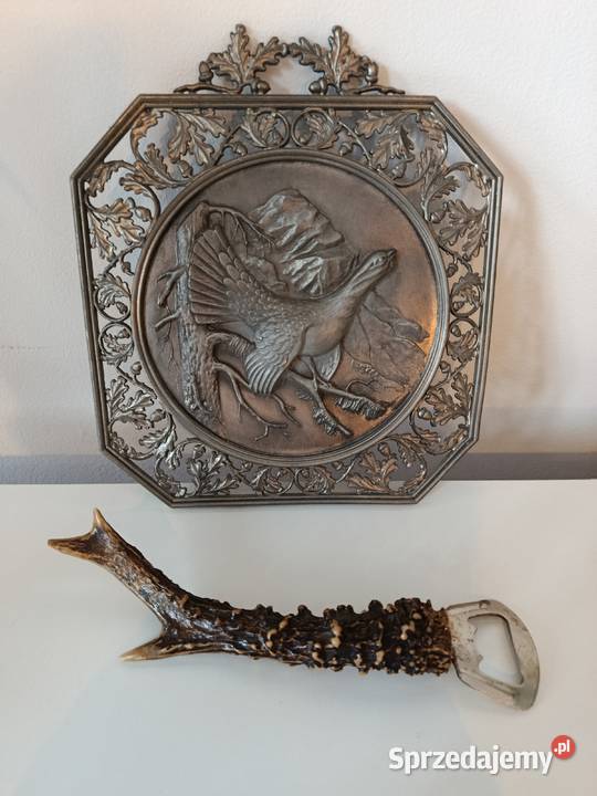 Ozdoby Myśliwskie Patera Cynowa Otwieracz Brodnica