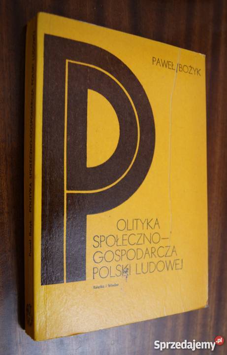 Paweł Bożyk Polityka społecznogospodarcza Polski politologia, stos. międzynarodowe Książki naukowe i popularnonaukowe lubelskie Parczew