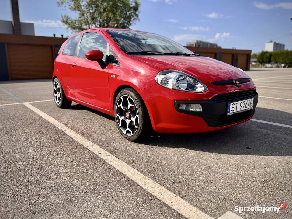 Fiat Grande Punto EVO 14 138 Super stan czerwony Tychy