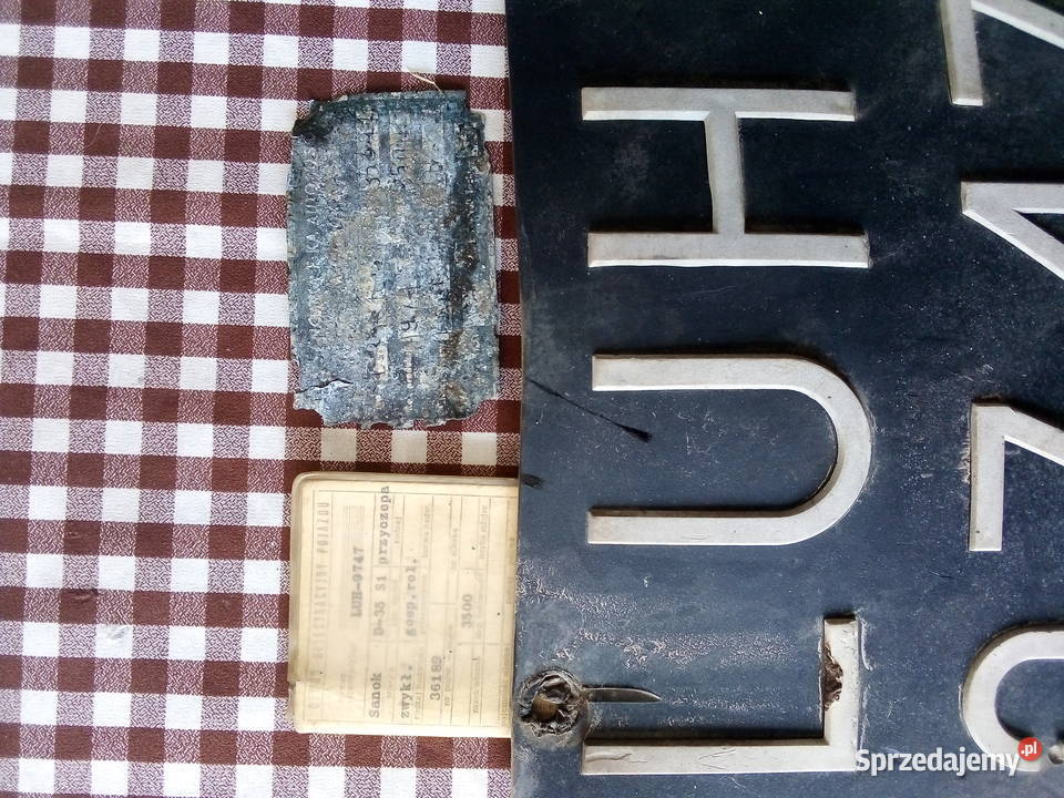 Pozostałości przyczepie D35 Wojciechów-Kolonia