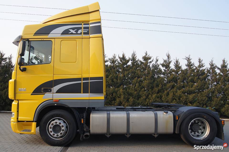 DAF FT XF 105410 MANUAL SPACE CAB 2010r kontrola trakcji łódzkie Rzgów