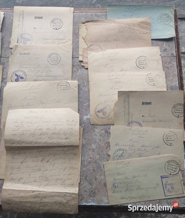 Zestaw 23 listy 2WŚ 194344r Neustettin Danzig Tczew
