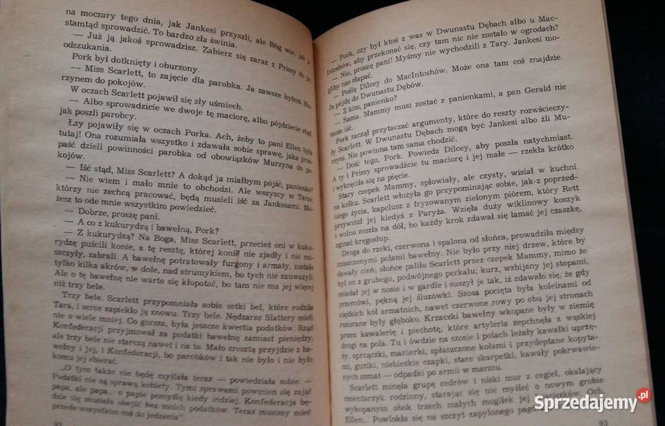 Przeminęło z wiatrem tom II Margaret Mitchell Łódź