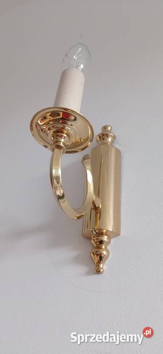 Mosiężny kinkiet kujawsko-pomorskie Włocławek