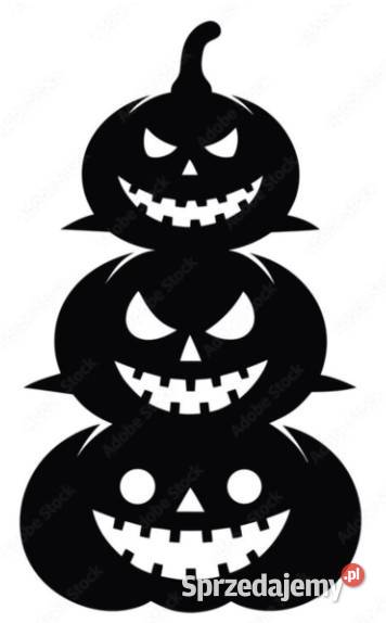 NAKLEJKI NA HALLOWEEN BEZ TŁA RÓŻNE WZORY I Olsztyn