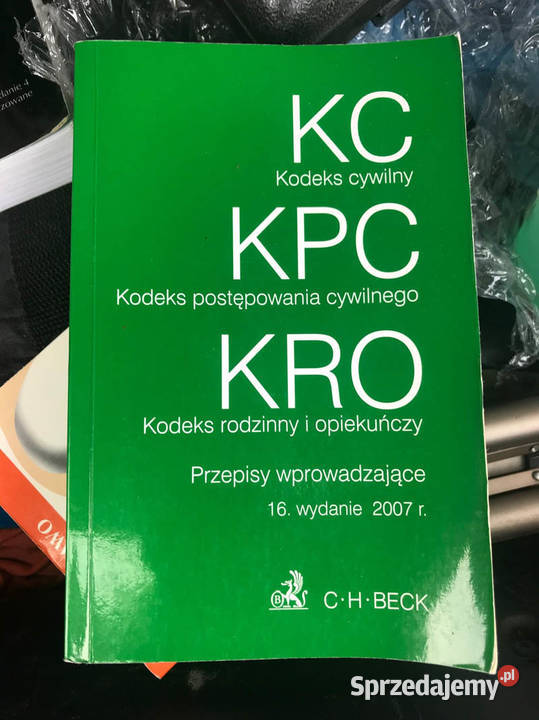 ALL SET Książki prawnicze KPC KP KSH Książki naukowe i popularnonaukowe Kielce sprzedam