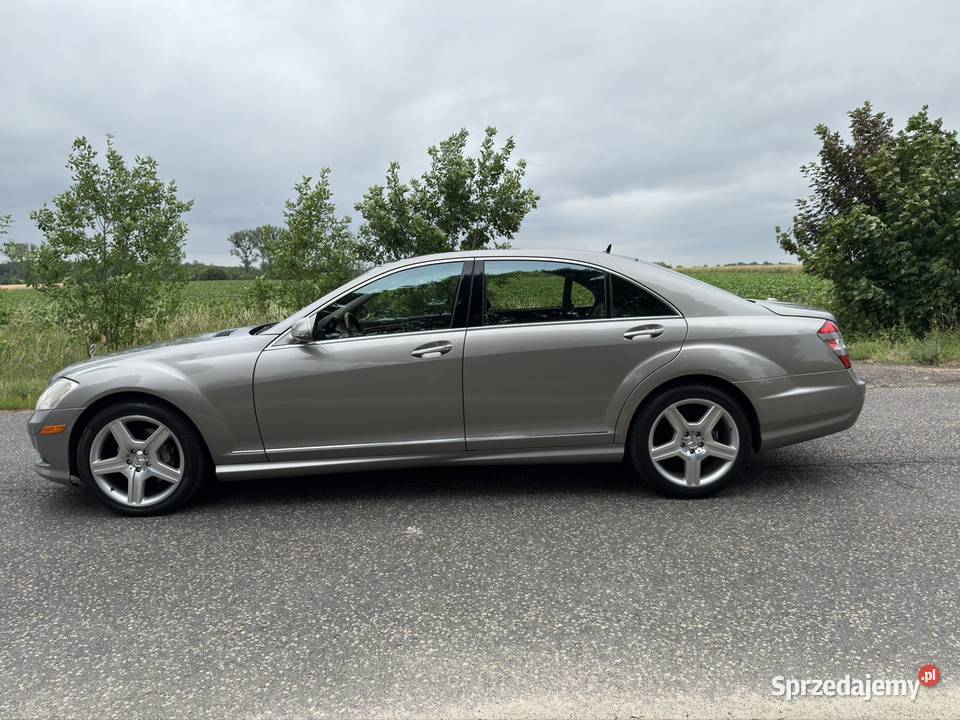 AMG Long S 550 ładny full elektryczne lusterka Klasa S Świerszczów