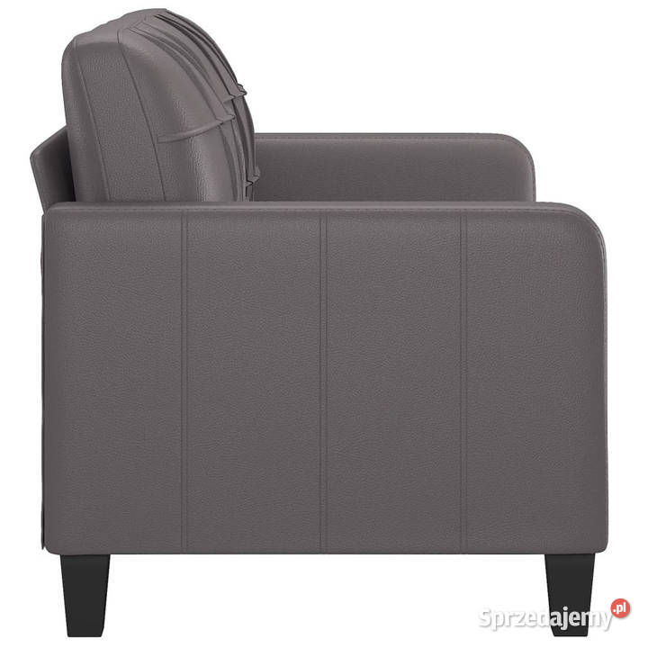 2osobowa sofa szary 140 sztuczna skóra WM359119 Sofy i kanapy Warszawa
