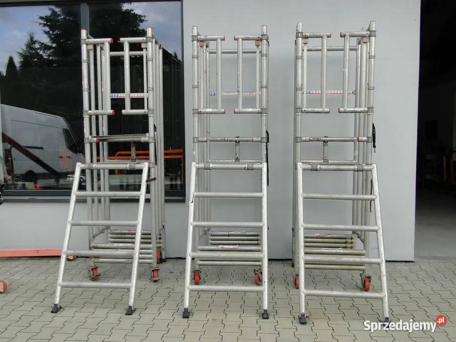 Rusztowanie aluminiowe jezdne PODEST ROBOCZY Łętownia