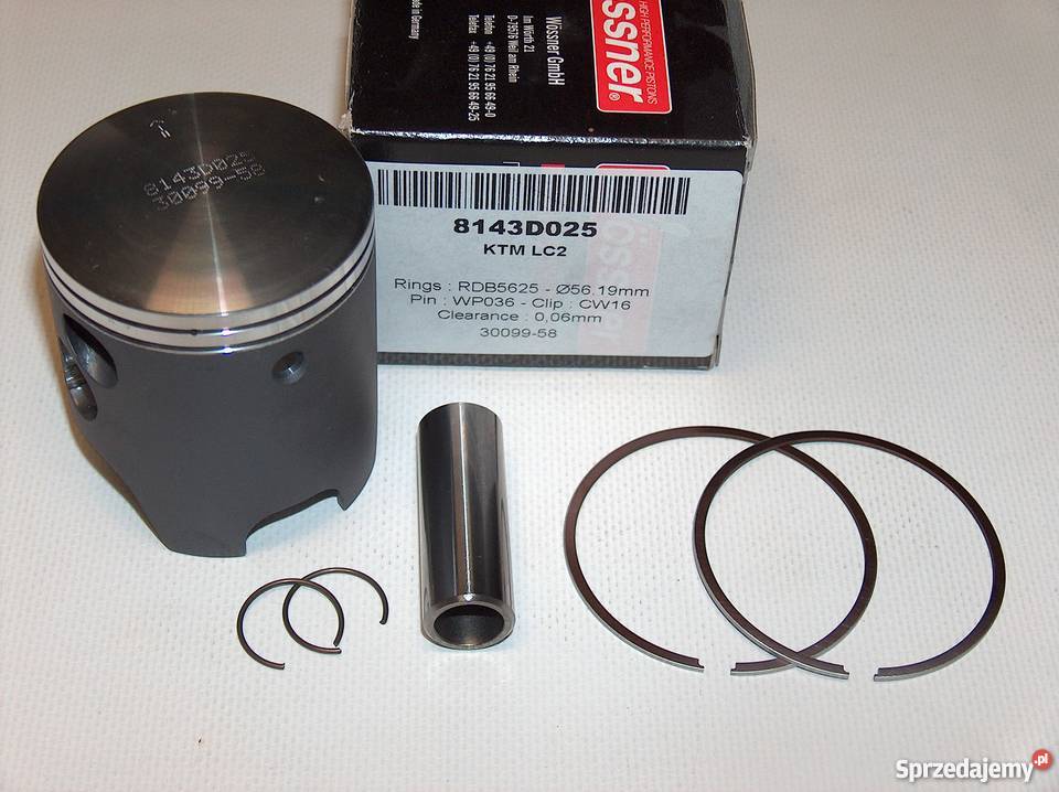 TŁOK komplet tłokowy WOSSNER 5619 mm LC2 9600 Zabrze