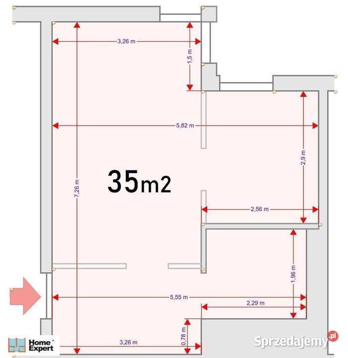 1pok 35met Hłaski Wrocław Piętro 2