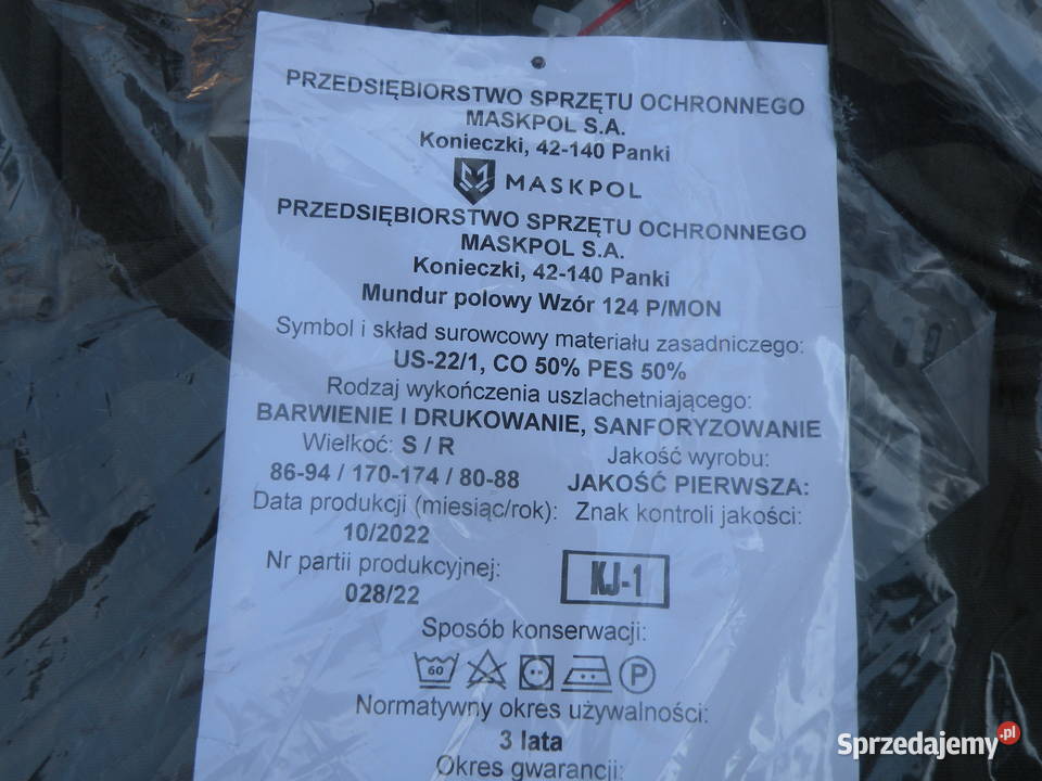 Mundur polowy 124 PMON SR Wrocław