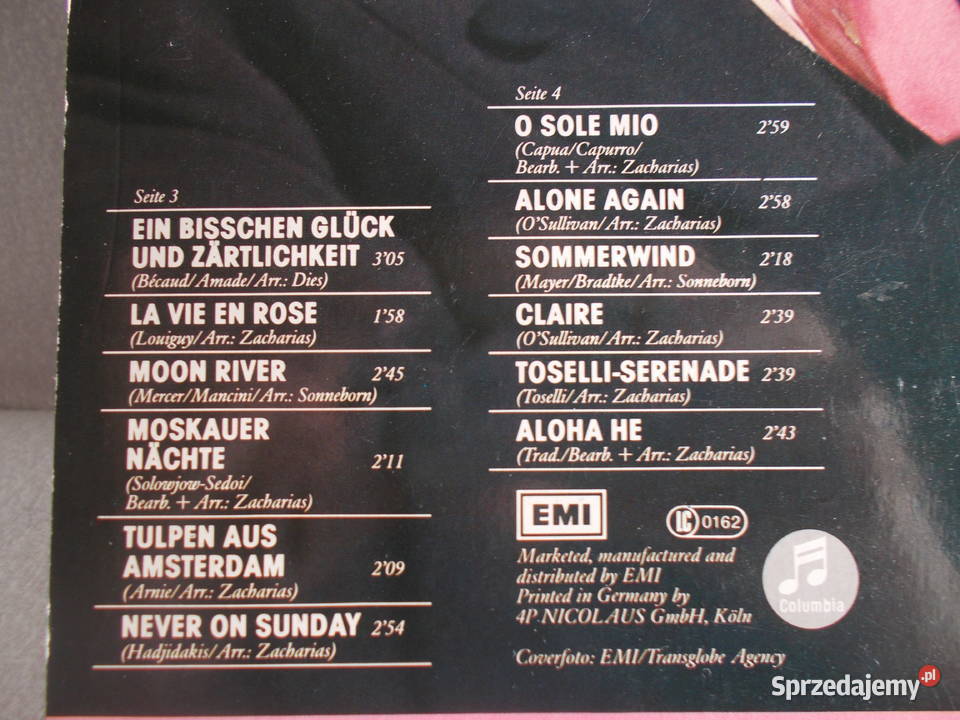 LP Helmut ZachariasGold Collectionalbum 2płytowy wielkopolskie Poznań