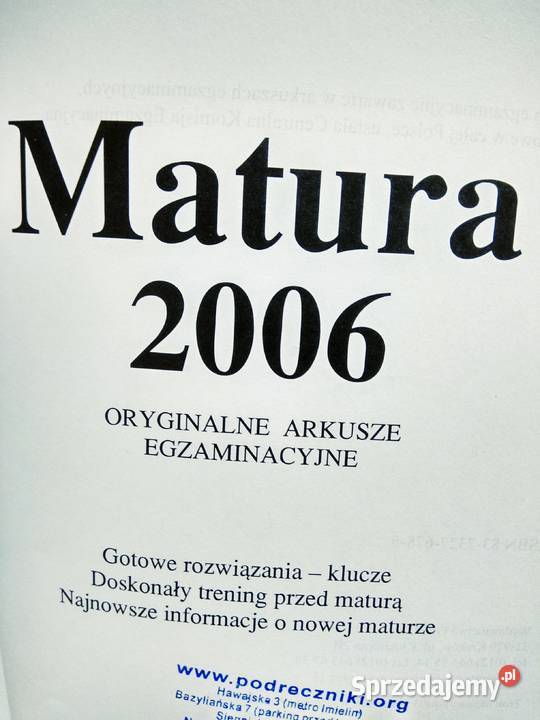 Matura Greg geografia outlet książki używane Antykwariat Warszawa sprzedam