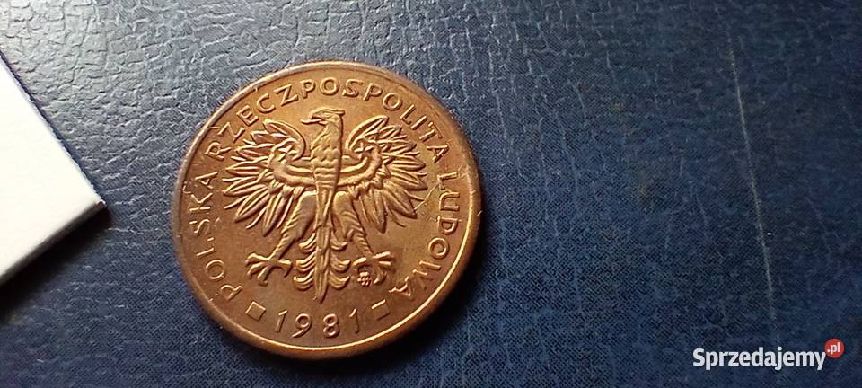 Stare monety 2 złote 1981 PRL Polska cudo Lesko