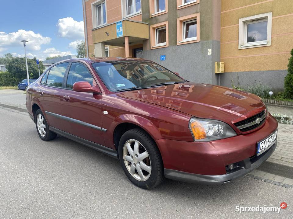 Chevrolet evanda 20 lpg wazny na 5 lat manualna Evanda Gdańsk sprzedam