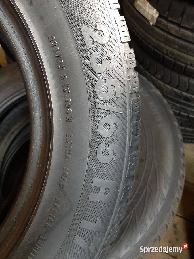 2x Opona UŻYWANA ZIMOWA 23565R17 BARUM 149 podlaskie Zaścianki sprzedam