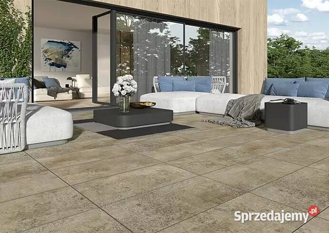 Płytki tarasowe 40x80 beżowe na schody balkon Radom