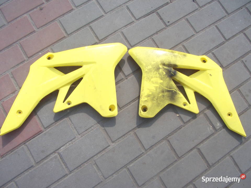 Plastiki osłony chłodnic suzuki rmz 250 komplet śląskie Racibórz
