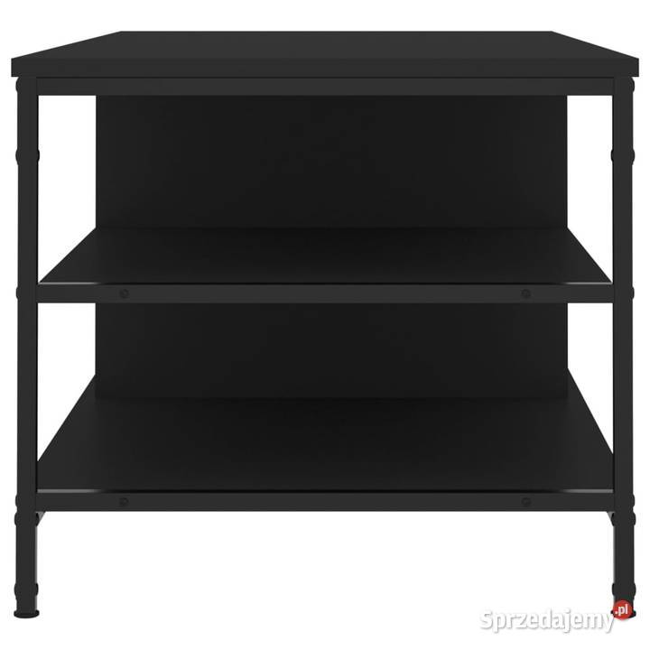 Stolik kawowy czarny 100x50x45 materiał Warszawa sprzedam