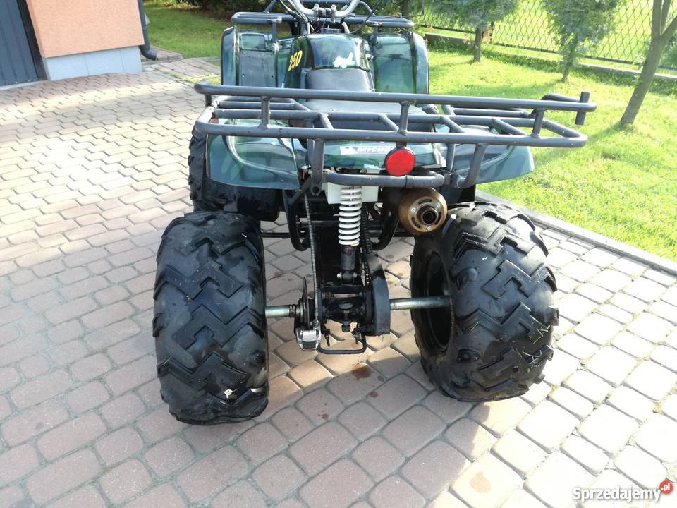 Okazja Quad 250 pług nowy akumlator bezwypadkowy Regulice