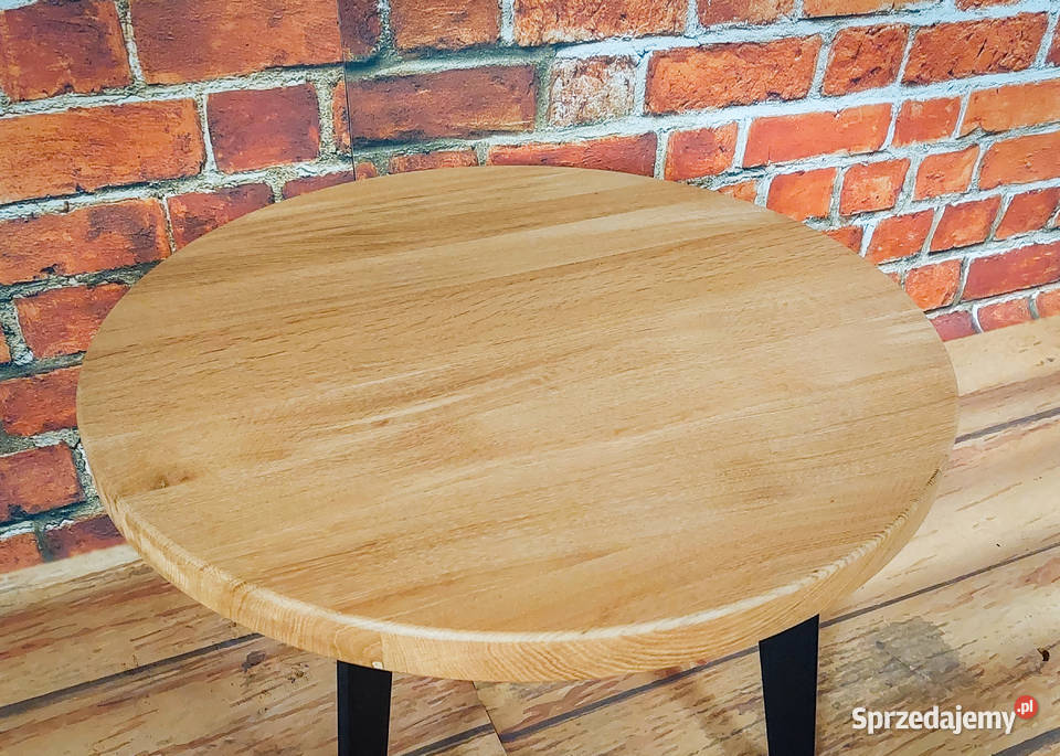 Stolik Kawowy Dębowy LOFT Ława 100 Lite Drewno Zielona Góra