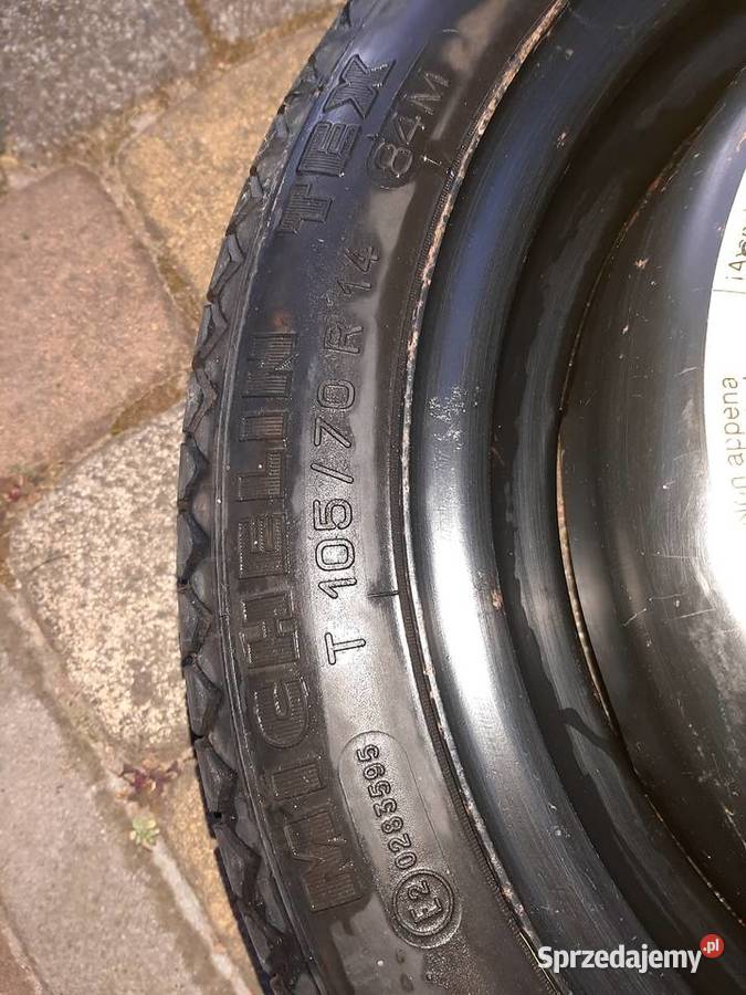 Koło dojazdowe VW 105x70 R14