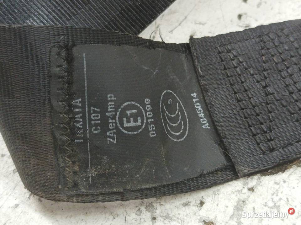 PAS BEZPIECZEŃSTWA LEWY PRZÓD KIEROWCY