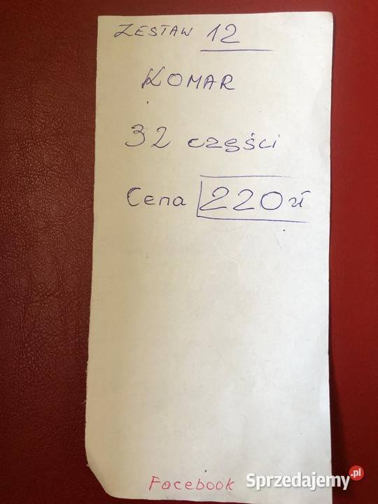 Komar Romet zębatka sprężyna drobnica Izbicko