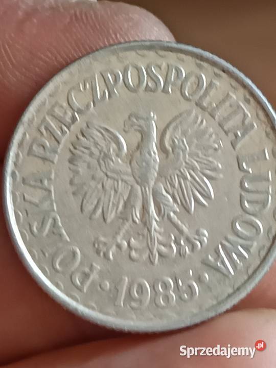 Sprzedam monete 1 zloty 1985 mala skretka Chełm