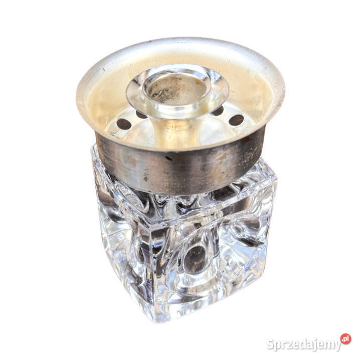 Kryształowy świecznik platerowany Peill Putzler Świeczniki Warszawa