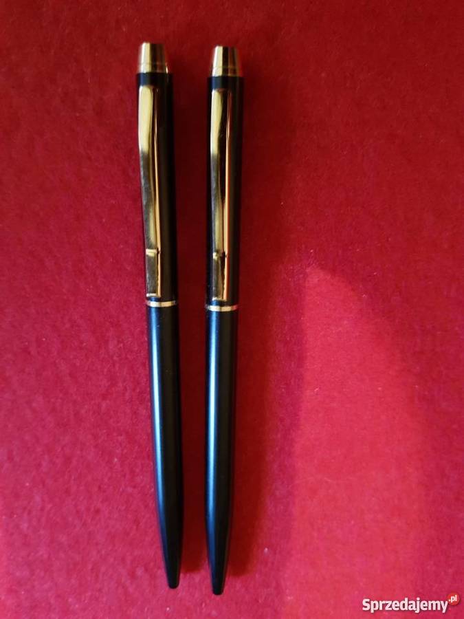 2 długopisy cudo czerń ze złotem Antyki, Sztuka, Kolekcje Kielce