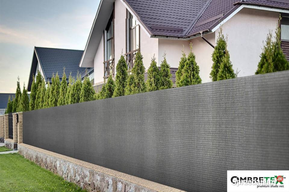 Import Siatka cieniująca osłona Zielona Szara Cieśle