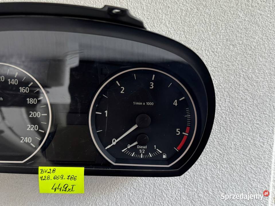 LICZNIK PRĘDKOŚCIOMIERZ ZEGARY BMW S1 E81 E87 Warszawa