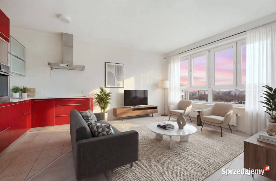 Bezpośrednio Panorama Warszawy Słoneczne 53m2 mazowieckie Warszawa