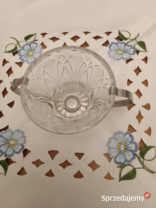 Szklana cukiernica Łąki Kozielskie sprzedam