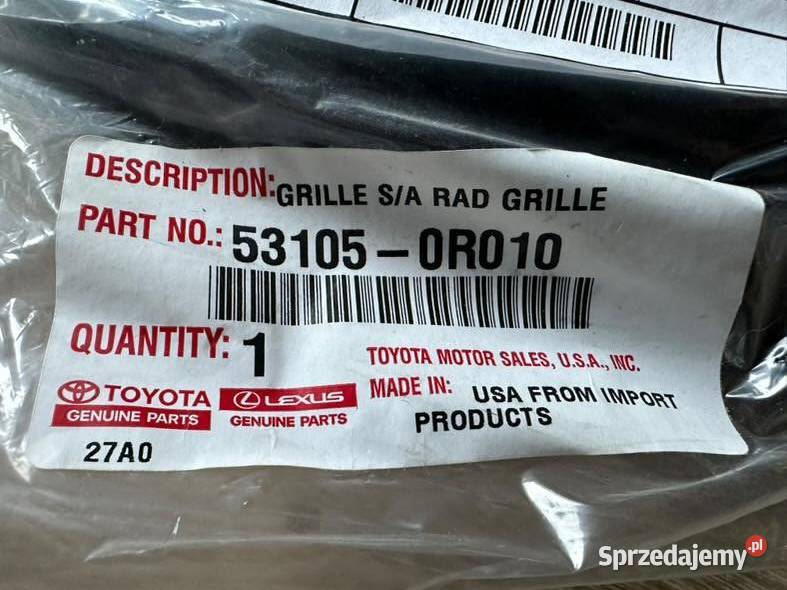 Toyota Rav4 20132015 531050R010 Zaślepka osobowe podlaskie Białystok