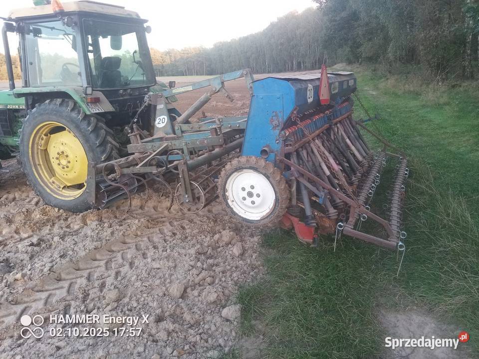 Zestaw uprawowo siewny 3m poznaniak rolmasz nieuszkodzony Połajewo sprzedam