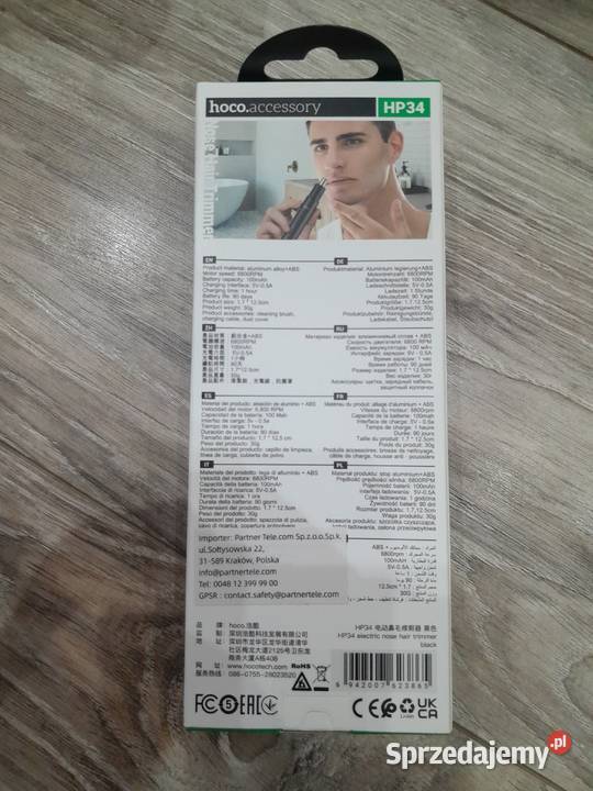 Trymer do nosa Hoco HP34 Wieliczka sprzedam