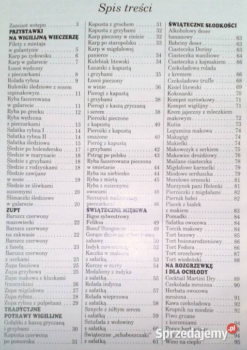 Dania i przysmaki świąteczne 012004 Alina lubelskie