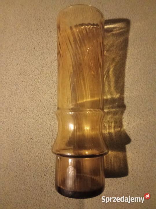 Wazon Miodowy Huta Szkła Laura lata 70 PRL Imielin