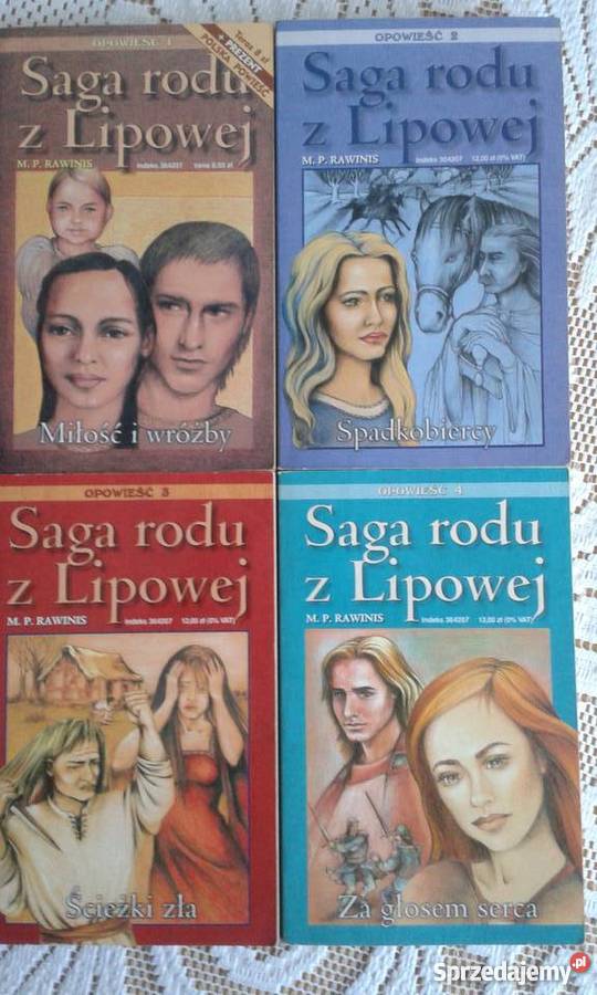 Saga rodu z Lipowej M P Rawinis 16 tomów Poznań